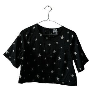 Twik Par Simons XS Star Print silk Blouse